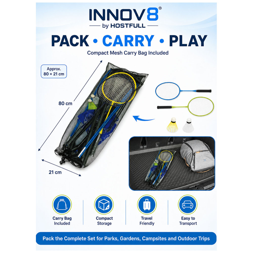 Hostfull - Outdoor Travel Badminton Set