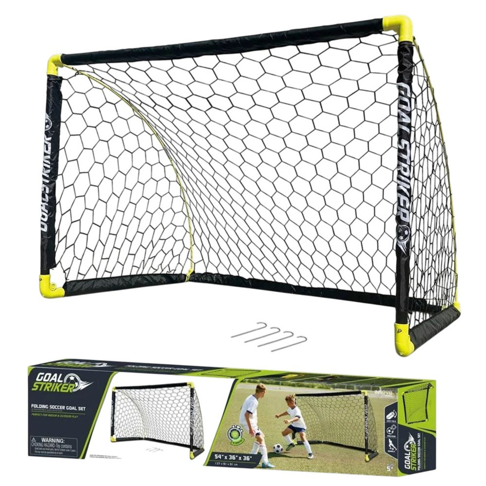 Hostful - Folding Soccer Goal Set