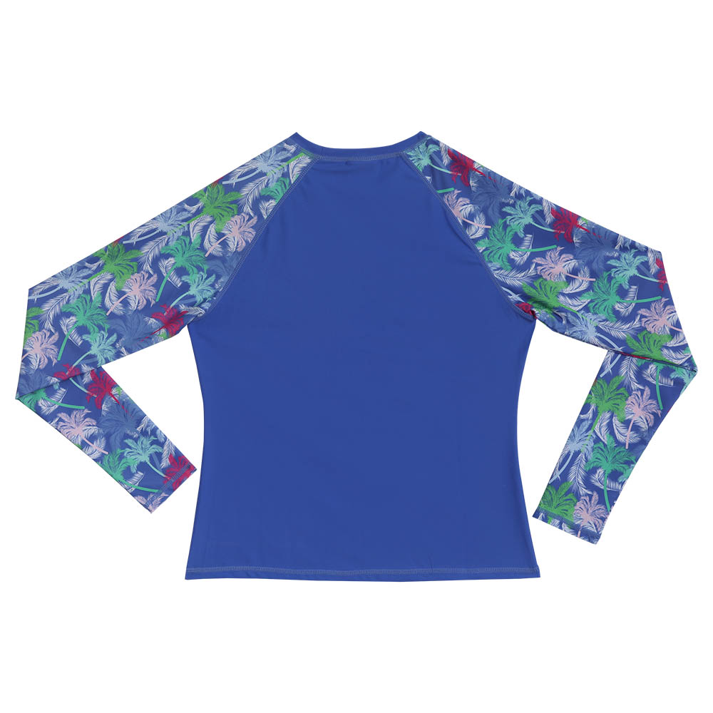 Turquoise - Women's Tropical Long Sleeve Rash guard