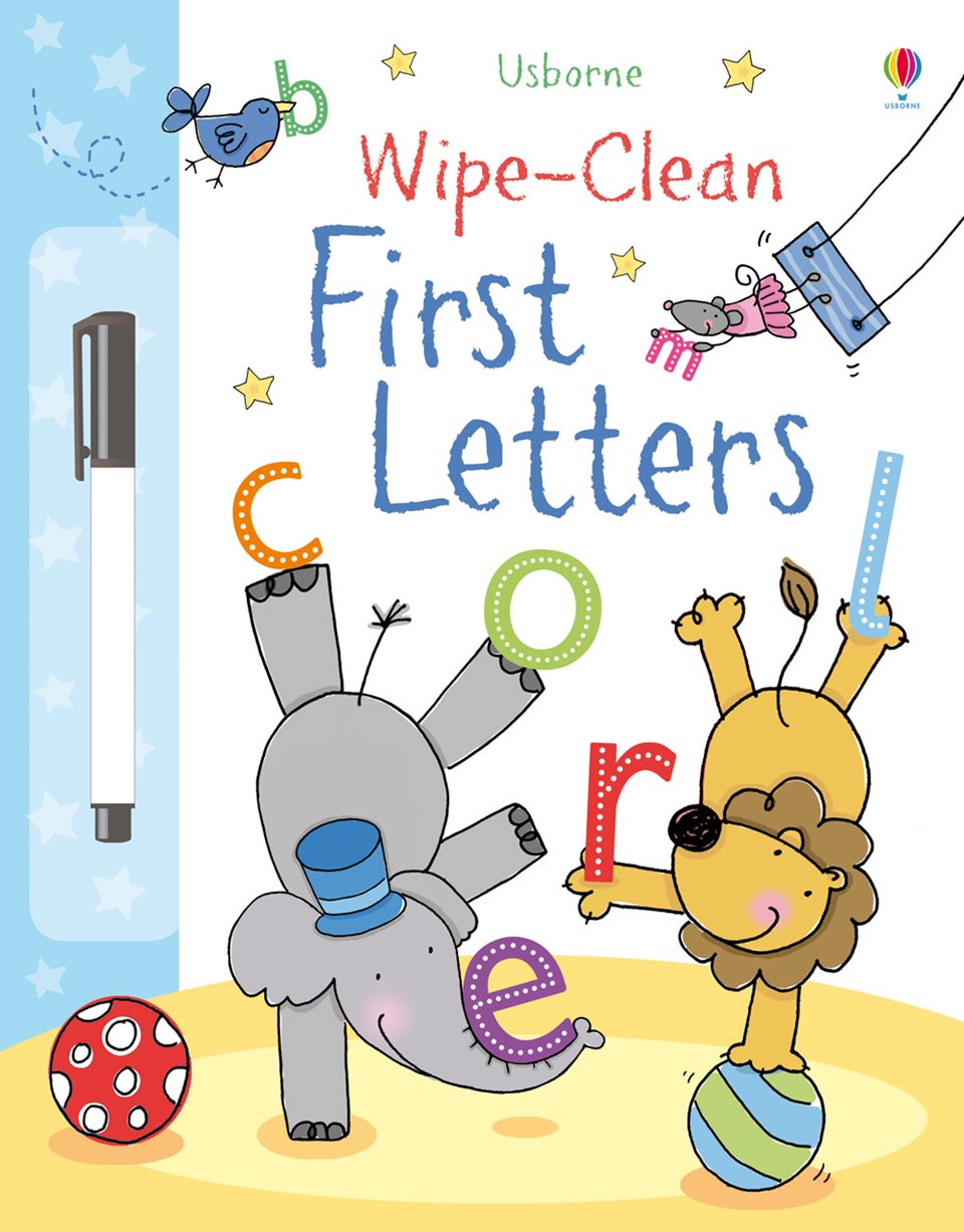 Usborne Books - Wipe-Clean First Letters