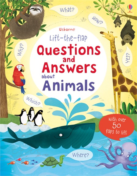 كتب أسبورن-  كتاب "Lift the Flap Questions and Answers about Animals"  