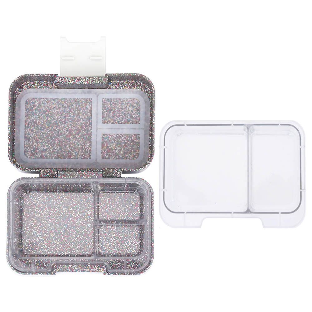 Munchbox - 3 Compartment Munchi Snack Box - Sparkle Rainbow