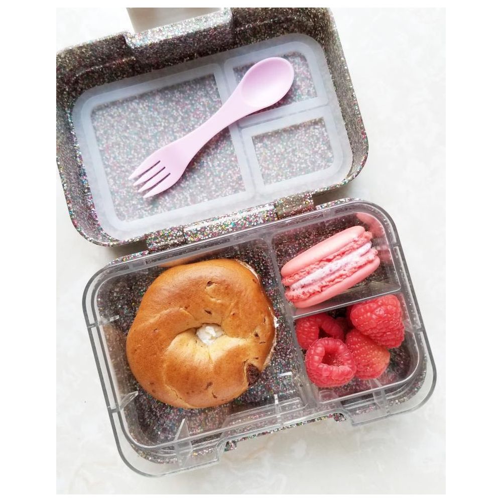 Munchbox - 3 Compartment Munchi Snack Box - Sparkle Rainbow