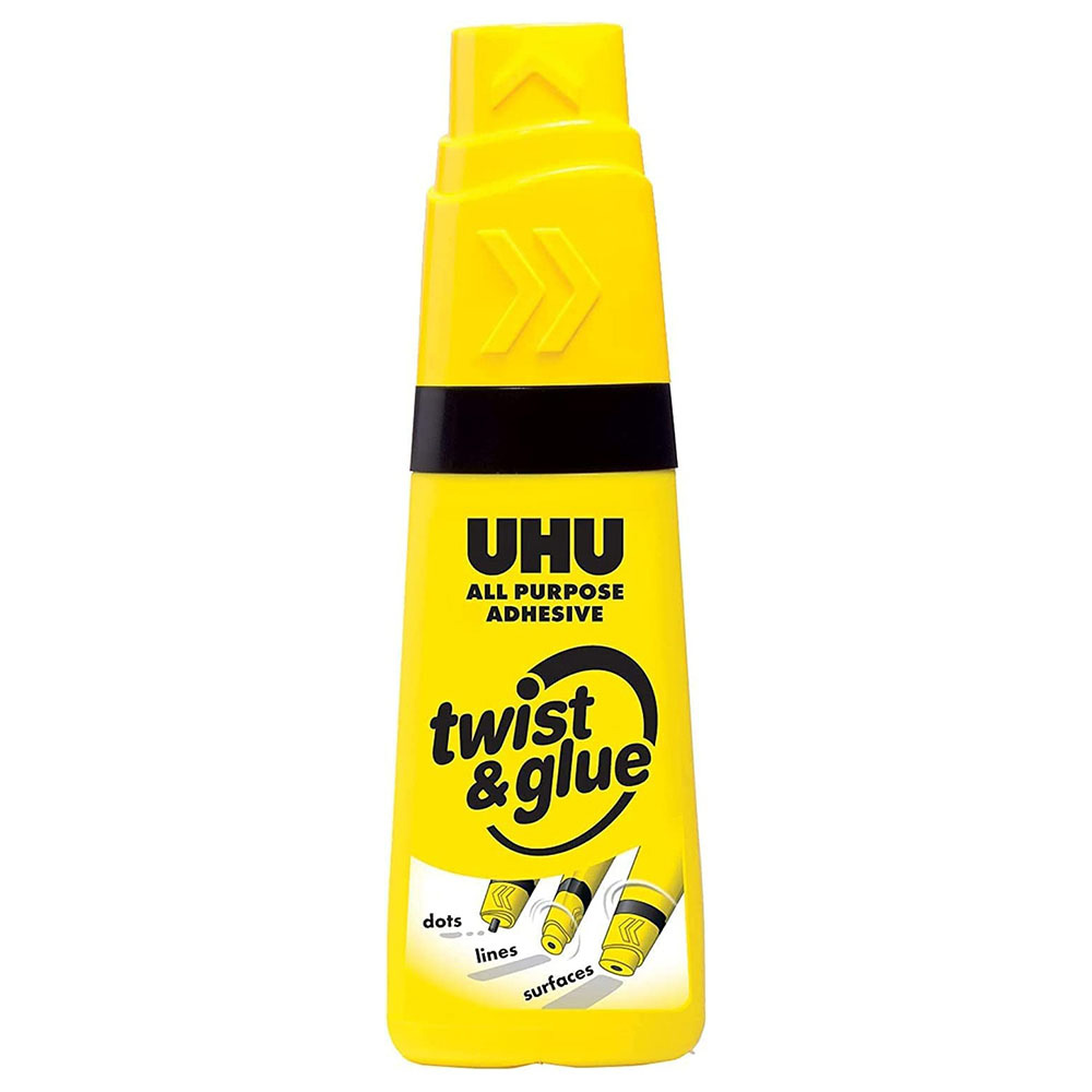 Uhu - Twist & Glue All Purpose Adhesive - Clear - 35 ml