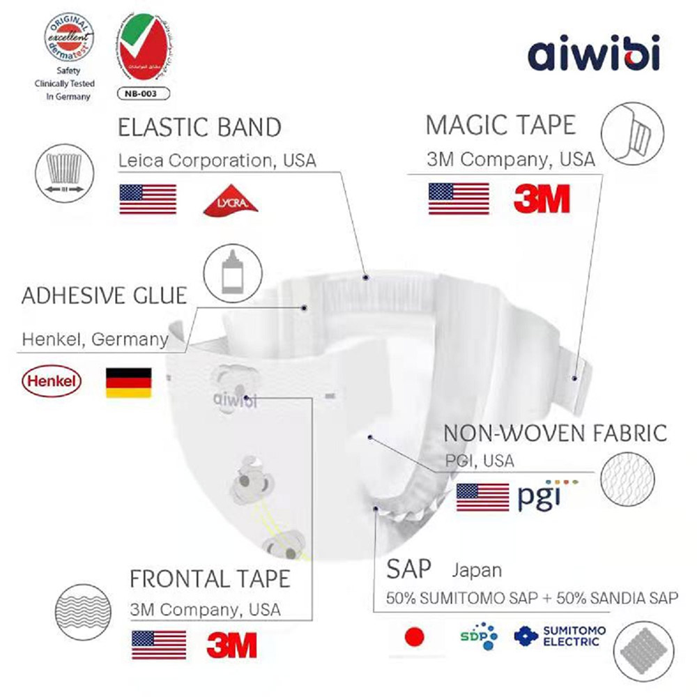 Aiwibi - Baby Pants, Size XL 13-18kg 40pcs Pack Of 2