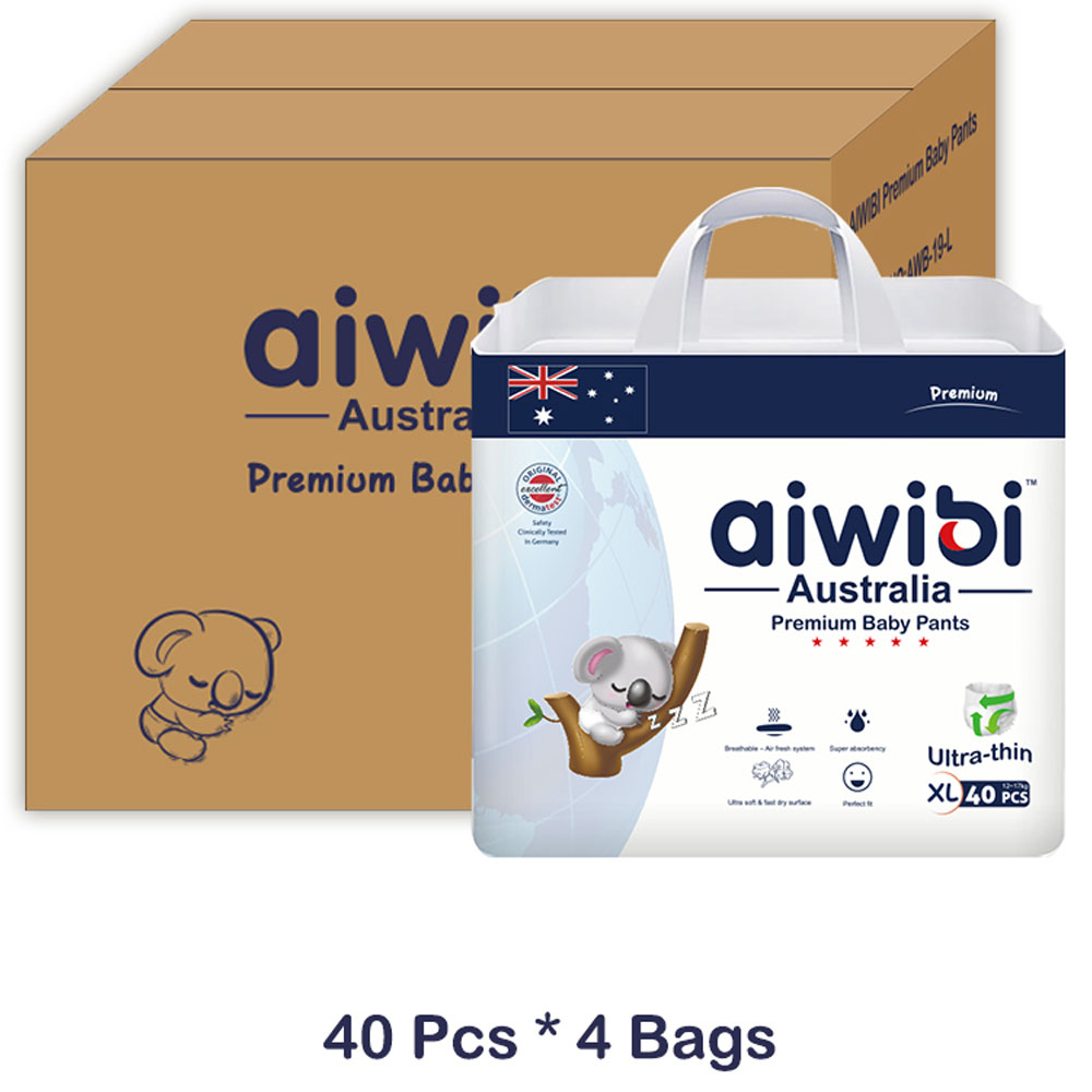 Aiwibi - Premium Baby Pants - Size 5 - XL 12-17kg - Pack Of 4