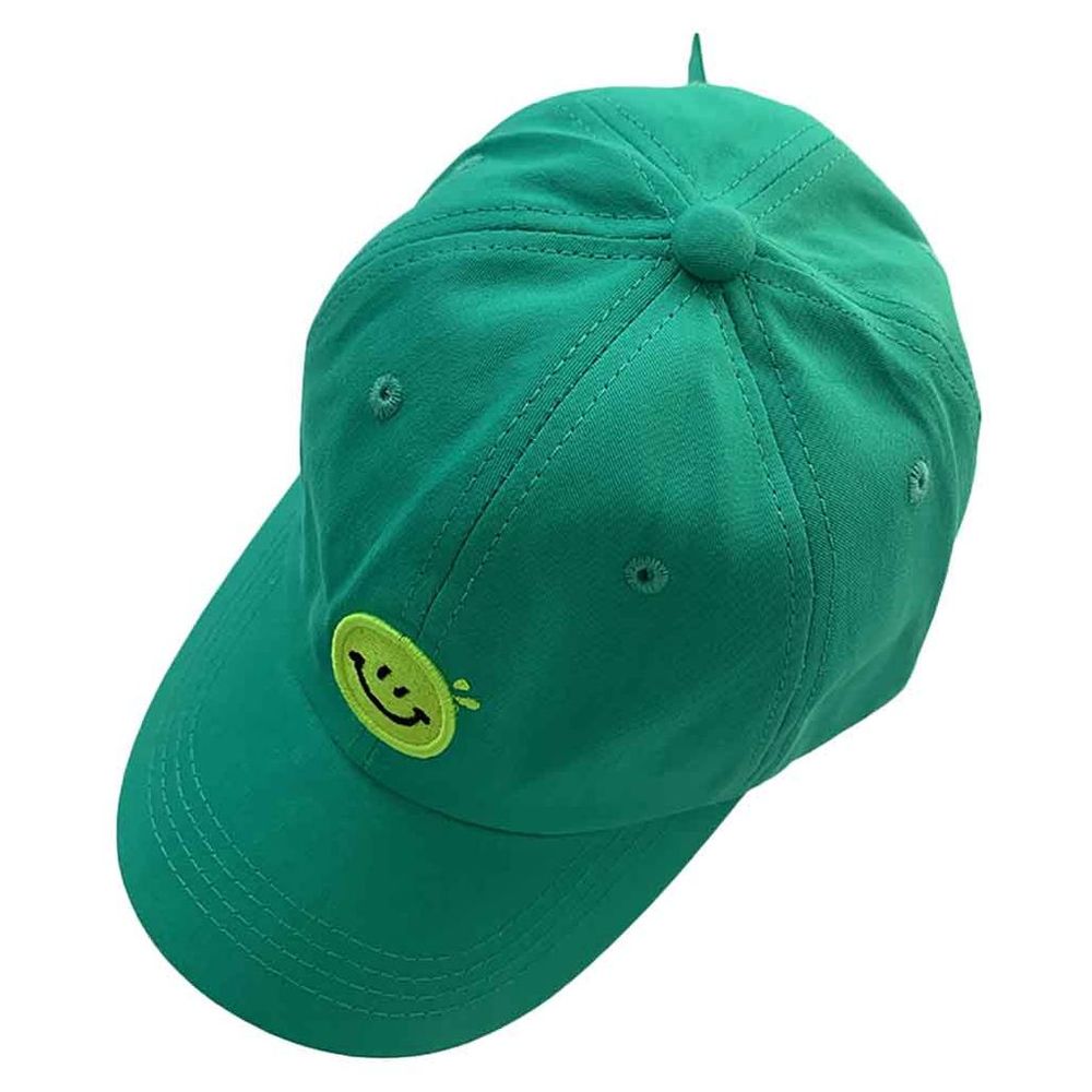 The Girl Cap - Kids Cap - Green Smiley