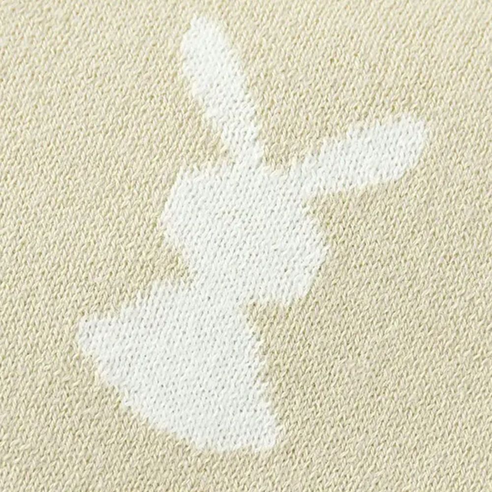 Star Babies - Baby Cotton Knitted Blanket 80x100cm - Cream