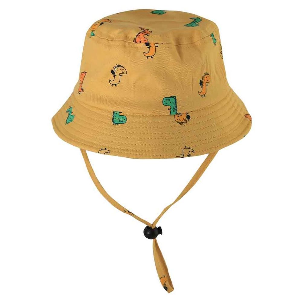 The Girl Cap - Kids Hat - Yellow Dino