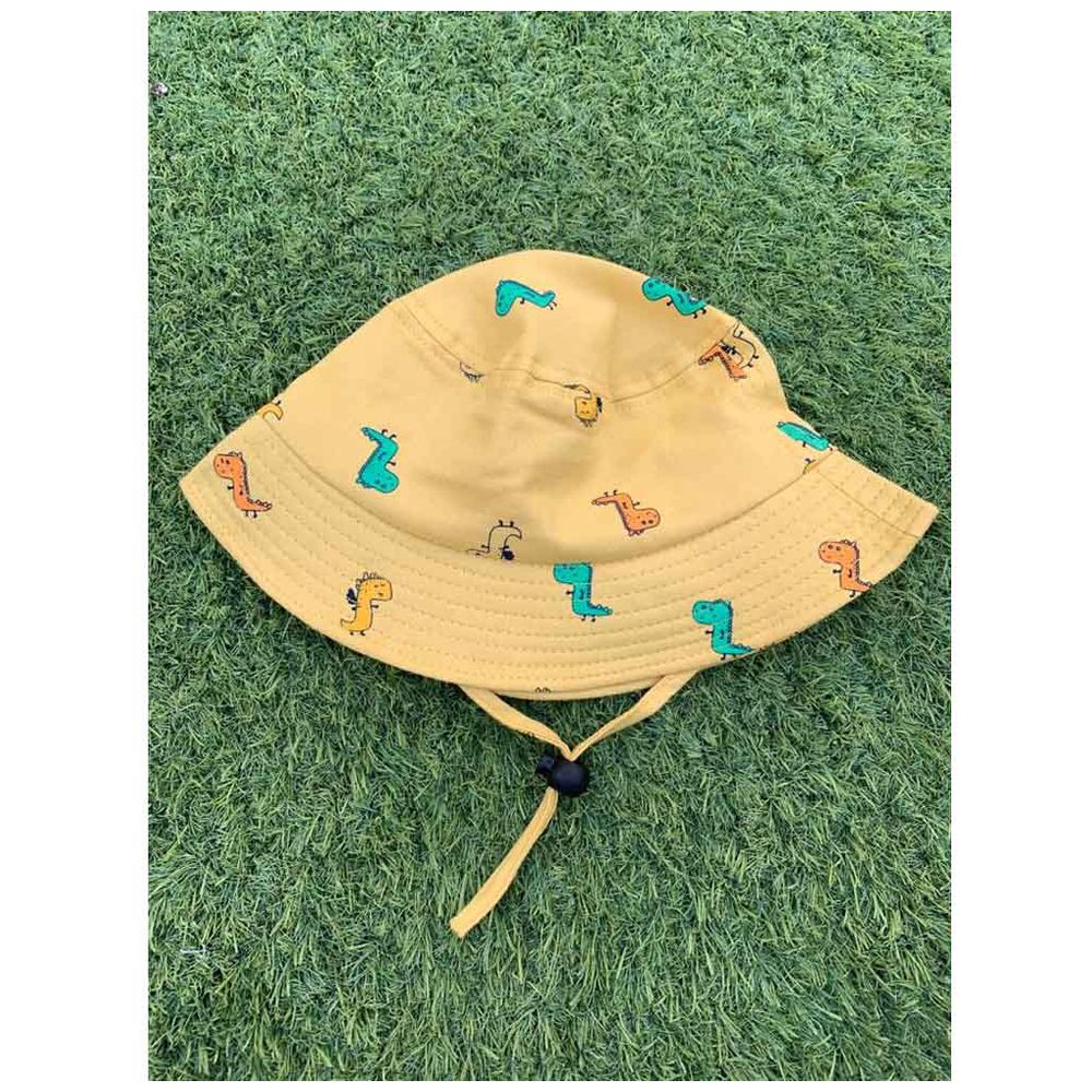 The Girl Cap - Kids Hat - Yellow Dino