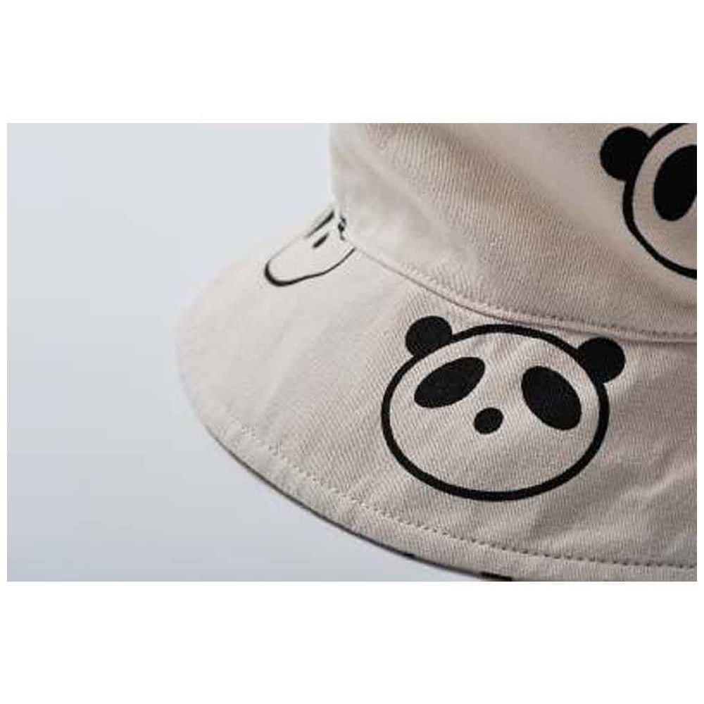 The Girl Cap - Kids Hat - Beige Panda