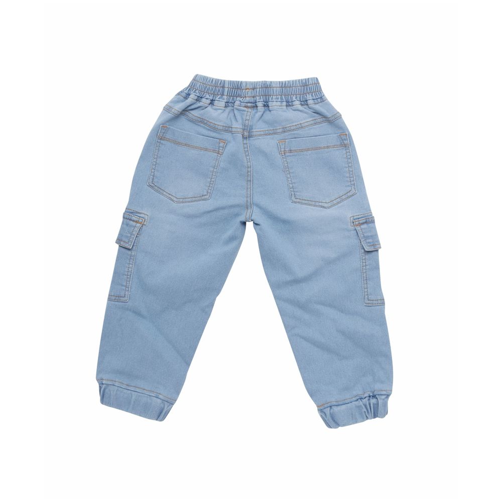 Little Kangaroos Boy's Denim Joggers - Blue