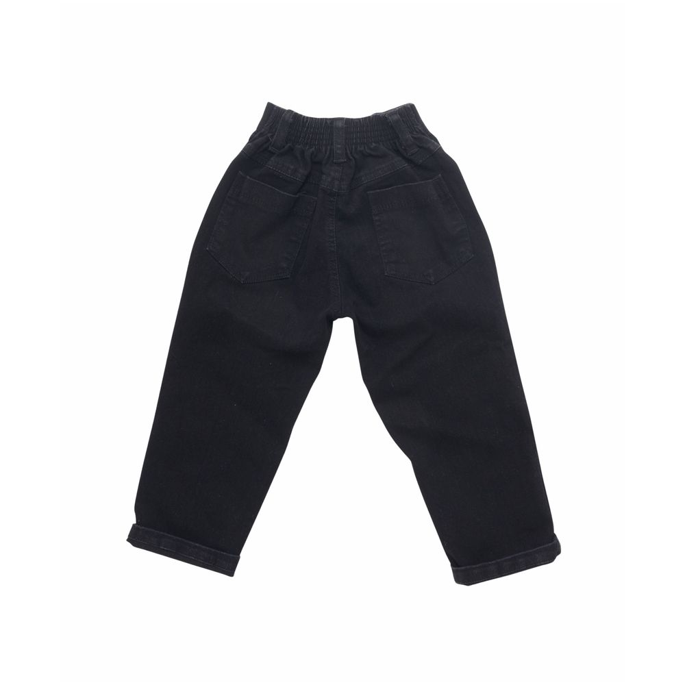 Little Kangaroos Boy's Solid Denim Jeans - Black