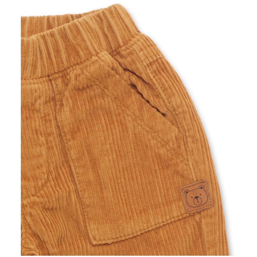 Little Kangaroos Elasticated Corduroy Jeans - Khaki
