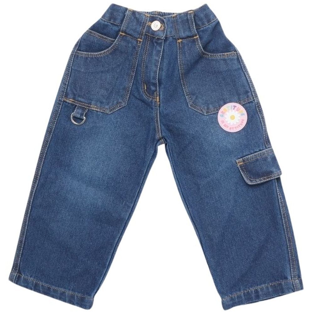 Little Kangaroos Girl Denim Jeans - Dark Blue
