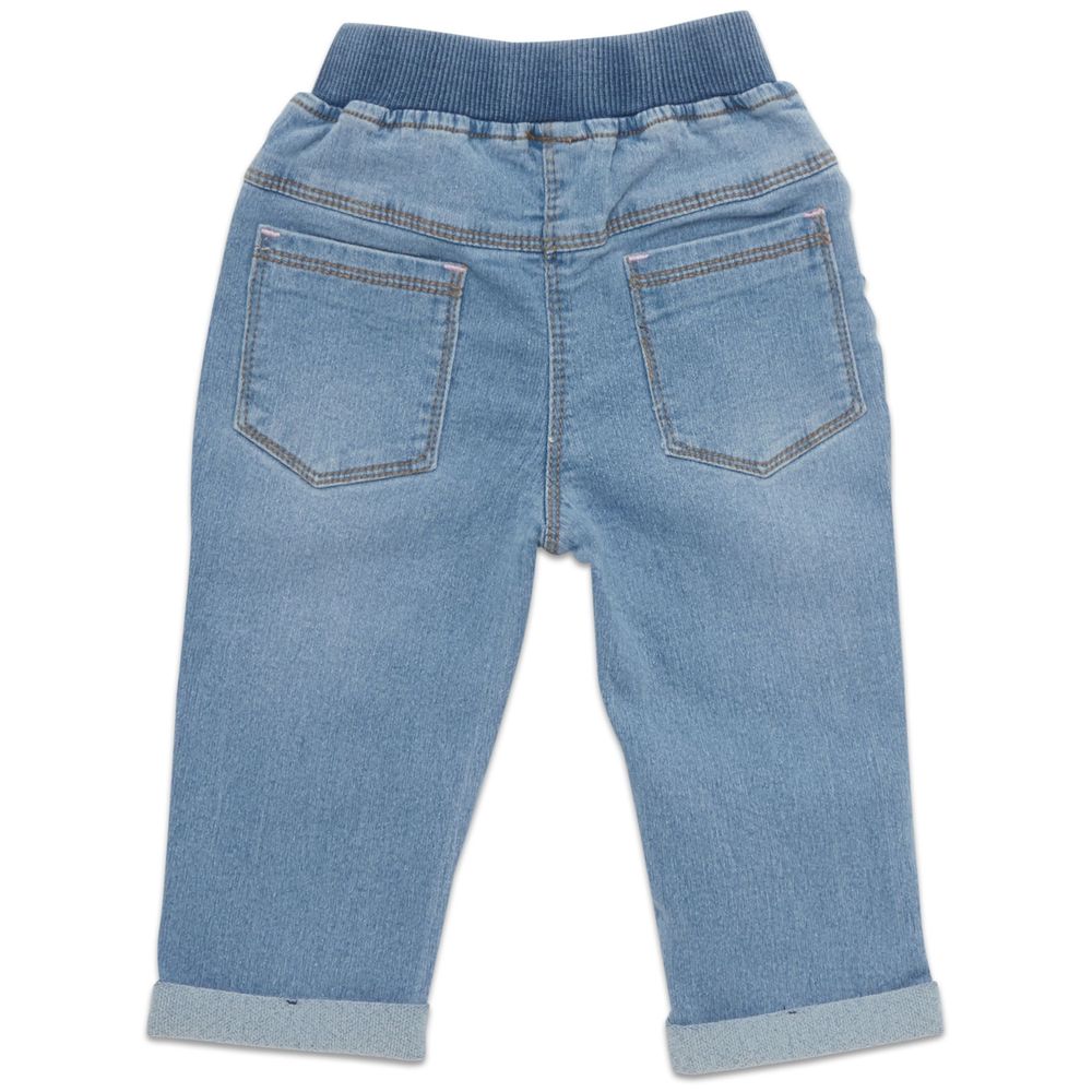 Little Kangaroos Bunny Patch Denim Jeans - Light Blue