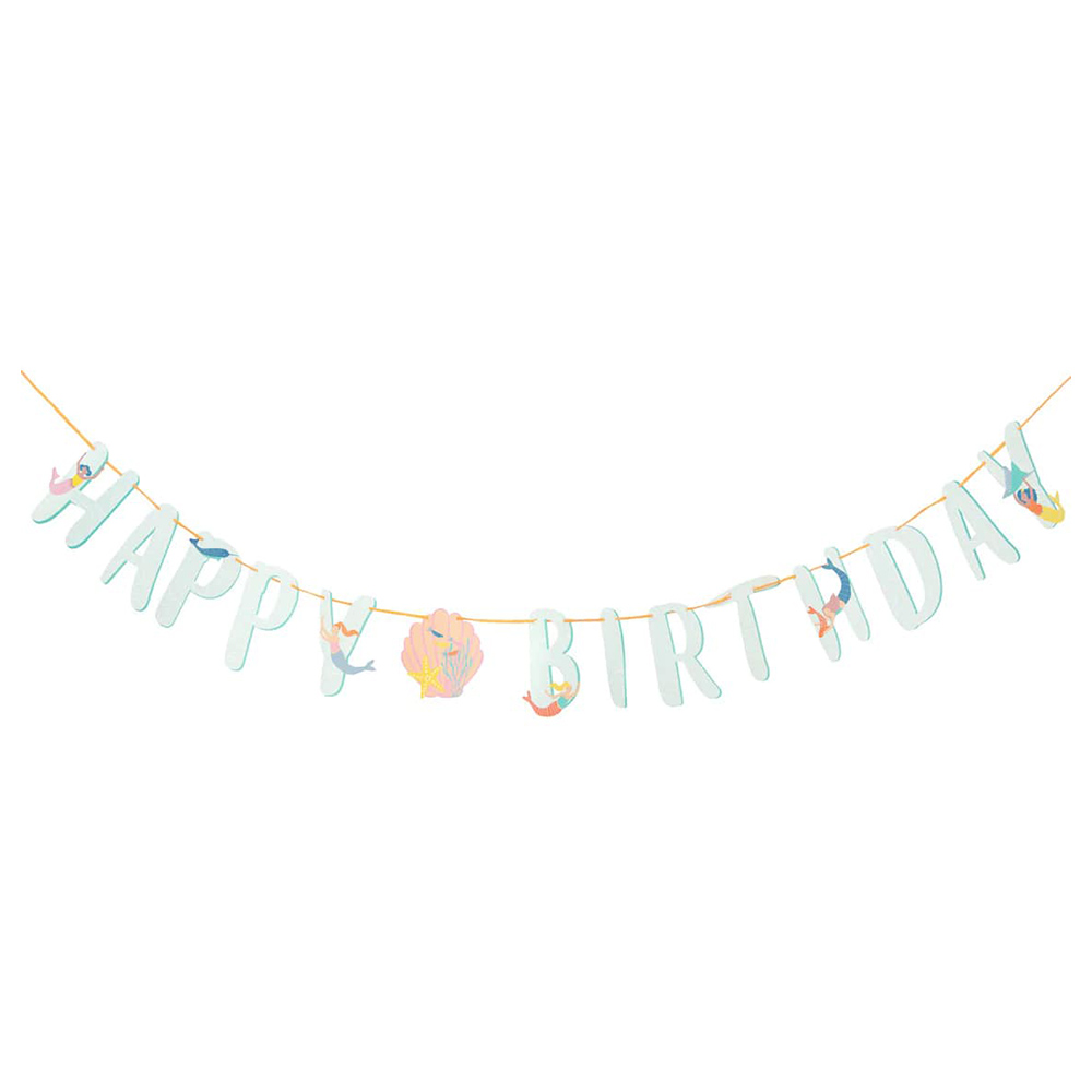 Talking Tables - Make Waves Happy Birthday Garland - 3M 