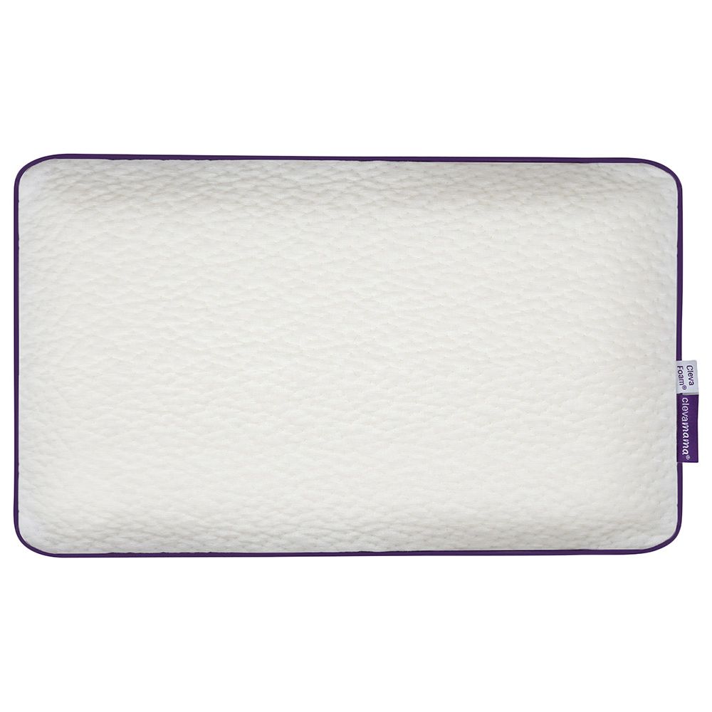 Clevamama Toddler Pillow - White/Blue
