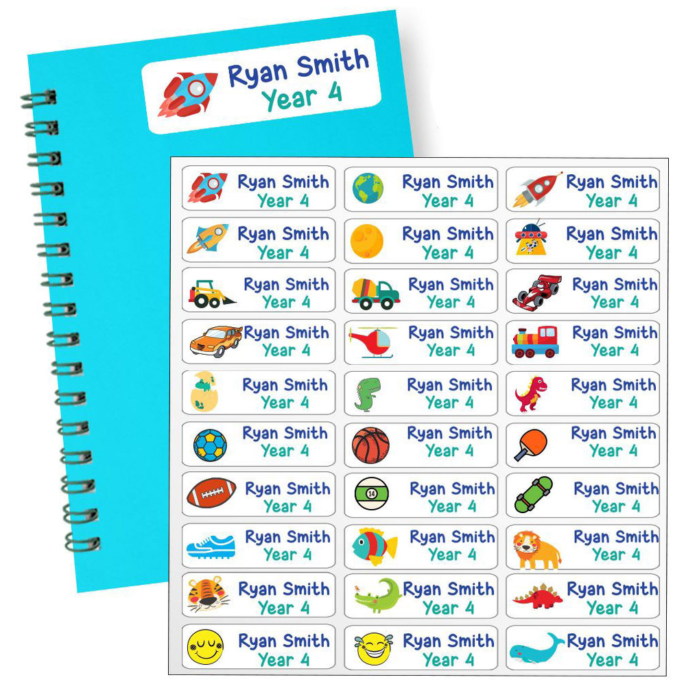 Twinkle Hands - Personalized Book Labels Ultimate Boys Theme