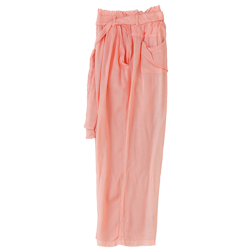 Jelliene Girls' Comfy Crepe Pants Effortless Style for Summer - Pink
