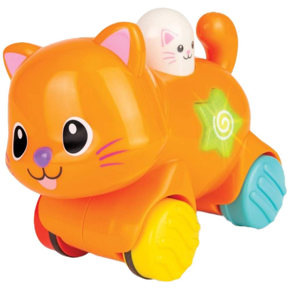 Winfun - Press N Go Pet - Kitten - Orange