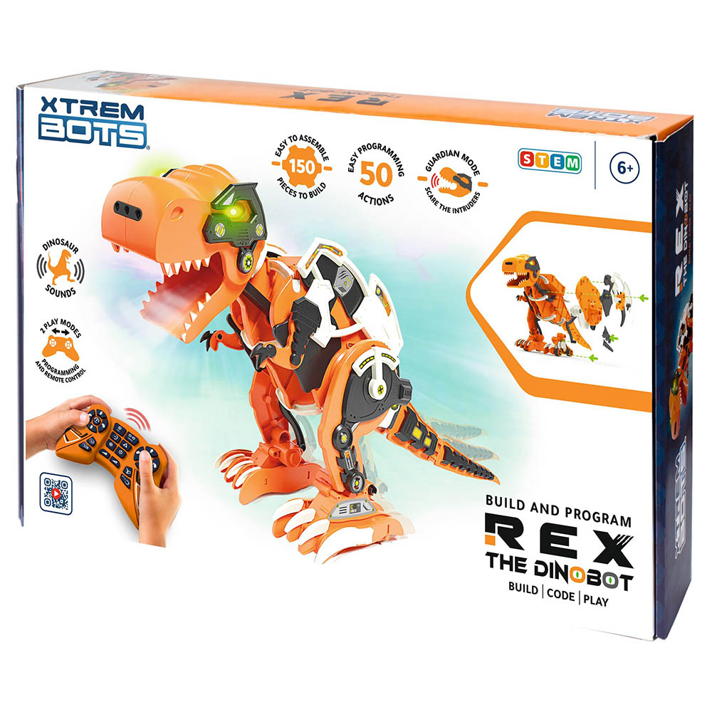 Xtreme Bots - Rex Dino Bot Smart RC Robot