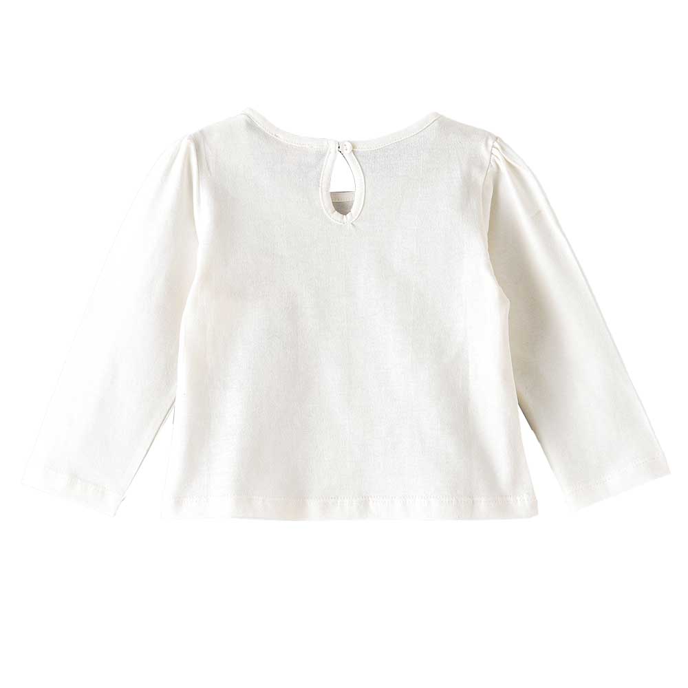 Jelliene Girls Comfortable Everyday Wear T-Shirt - White