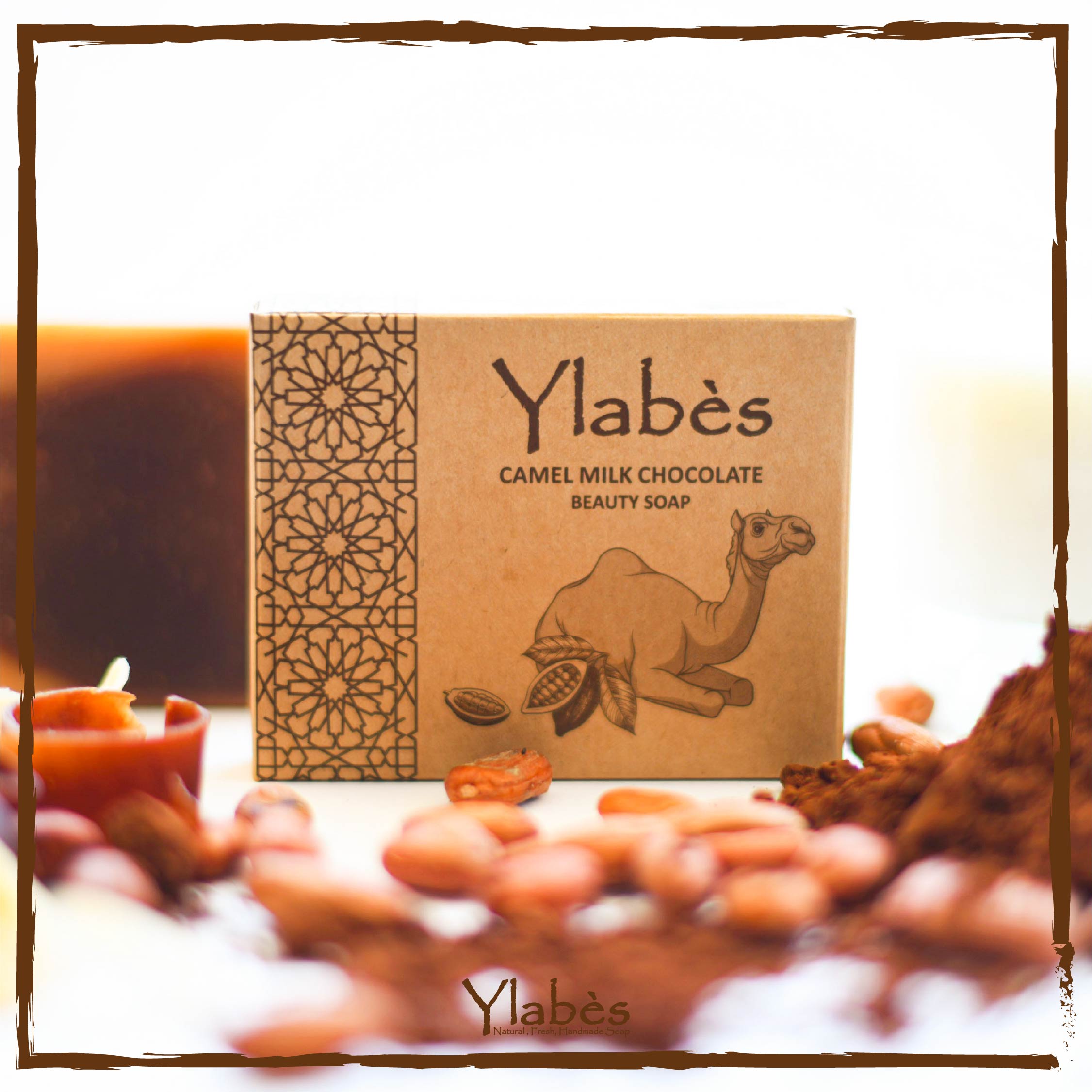 Ylabes - Camel Milk Chocolate Natural Organic Handmade Soap - 145g
