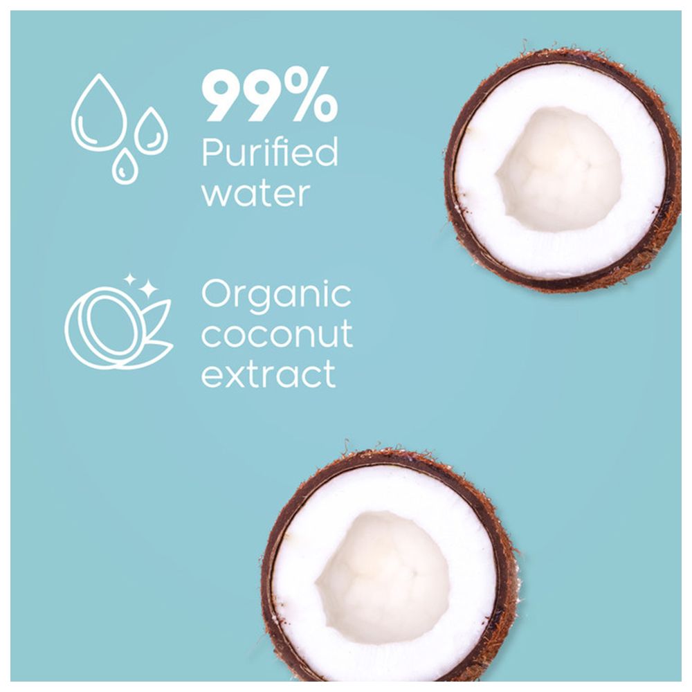 Kim & Kimmy - Coconut Wipes - 280Pcs - Pack of 4