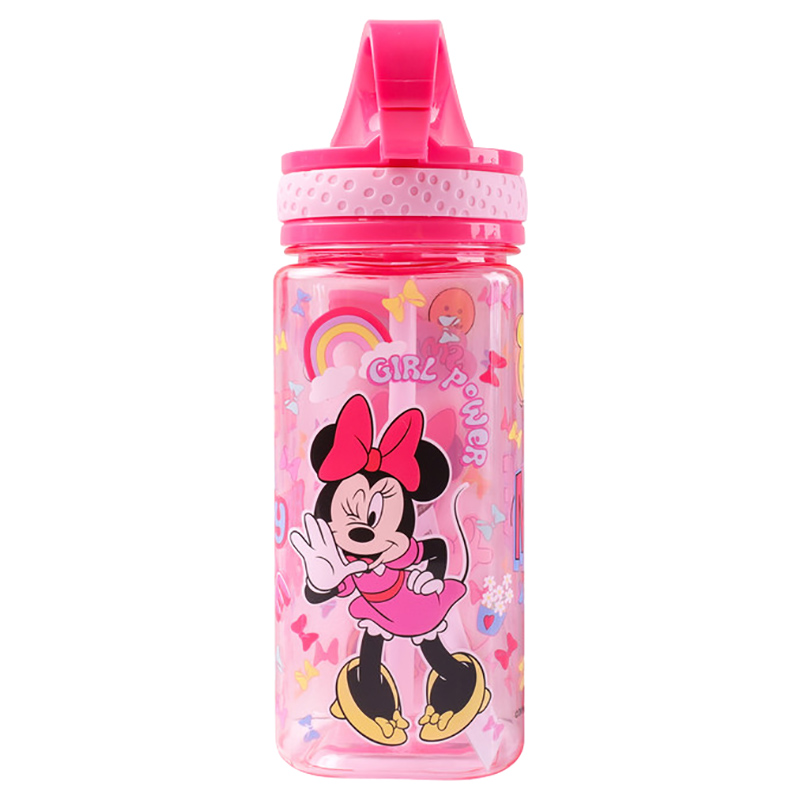 Disney - Minnie Square Straw Water Bottle - 480ml