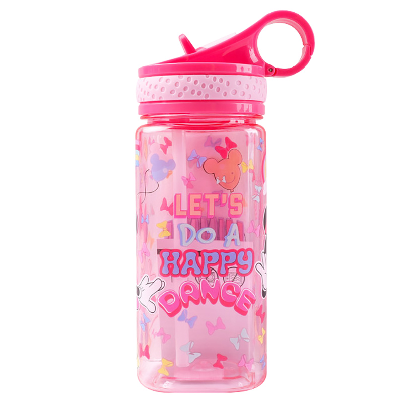 Disney - Minnie Square Straw Water Bottle - 480ml