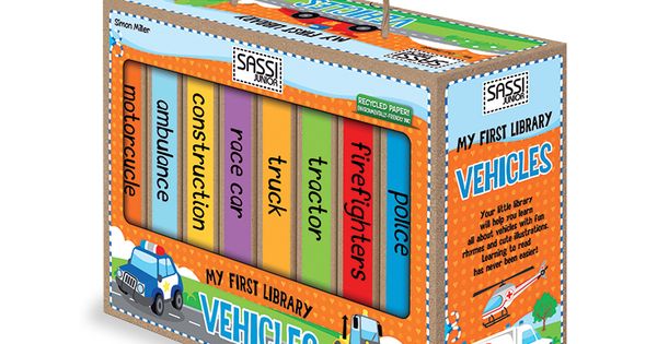 Sassi Junior My First Library- Vehicles