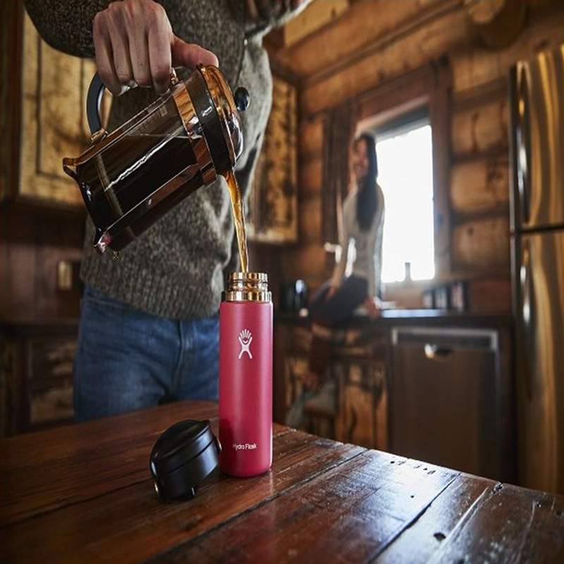 Hydro Flask - Vacuum Coffee Flask With Wide Mouth - Black - 470ml