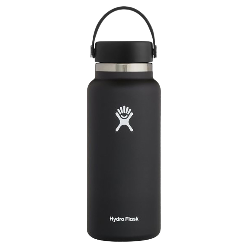 Hydro Flask - Vacuum Bottle With Wide Mouth - Black - 950ml