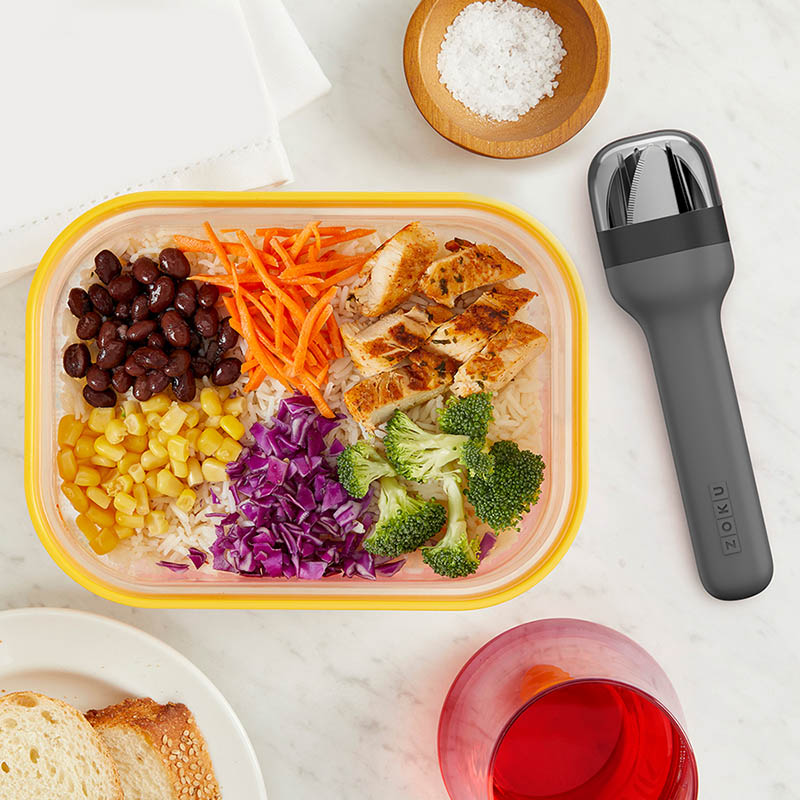 Zoku Pocket Utensil Set - Charcoal