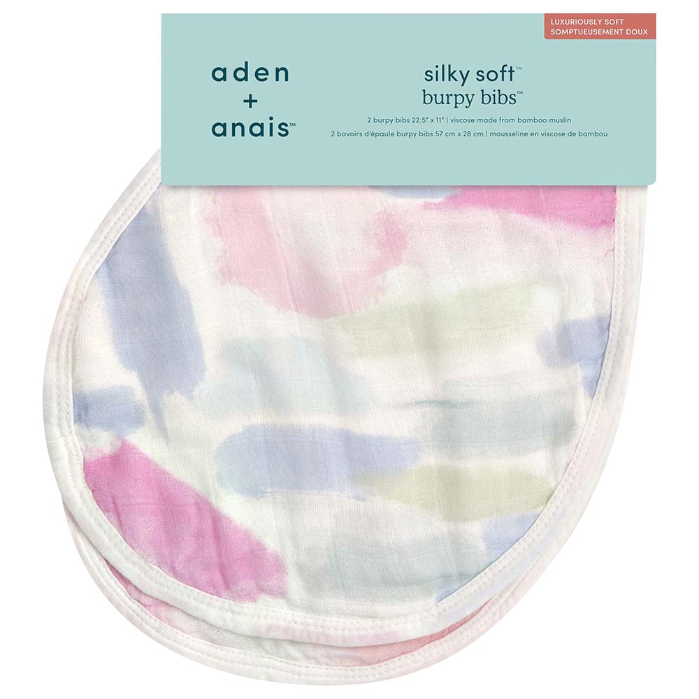 Aden + Anais - Silky Soft Burpy Bib - Pack of 2 - Florentine