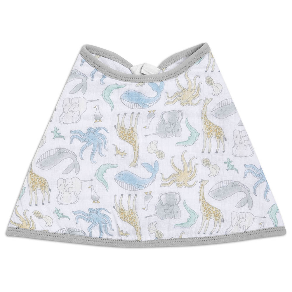 Aden + Anais - Essentials Cotton Baby Burpy Bib - Natural History