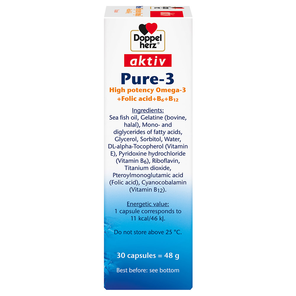 Doppelherz - Aktiv Pure-3 30 Capsules