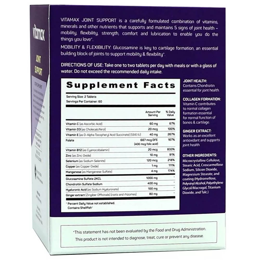 Vitamax - Joint Support Tablets - 60's