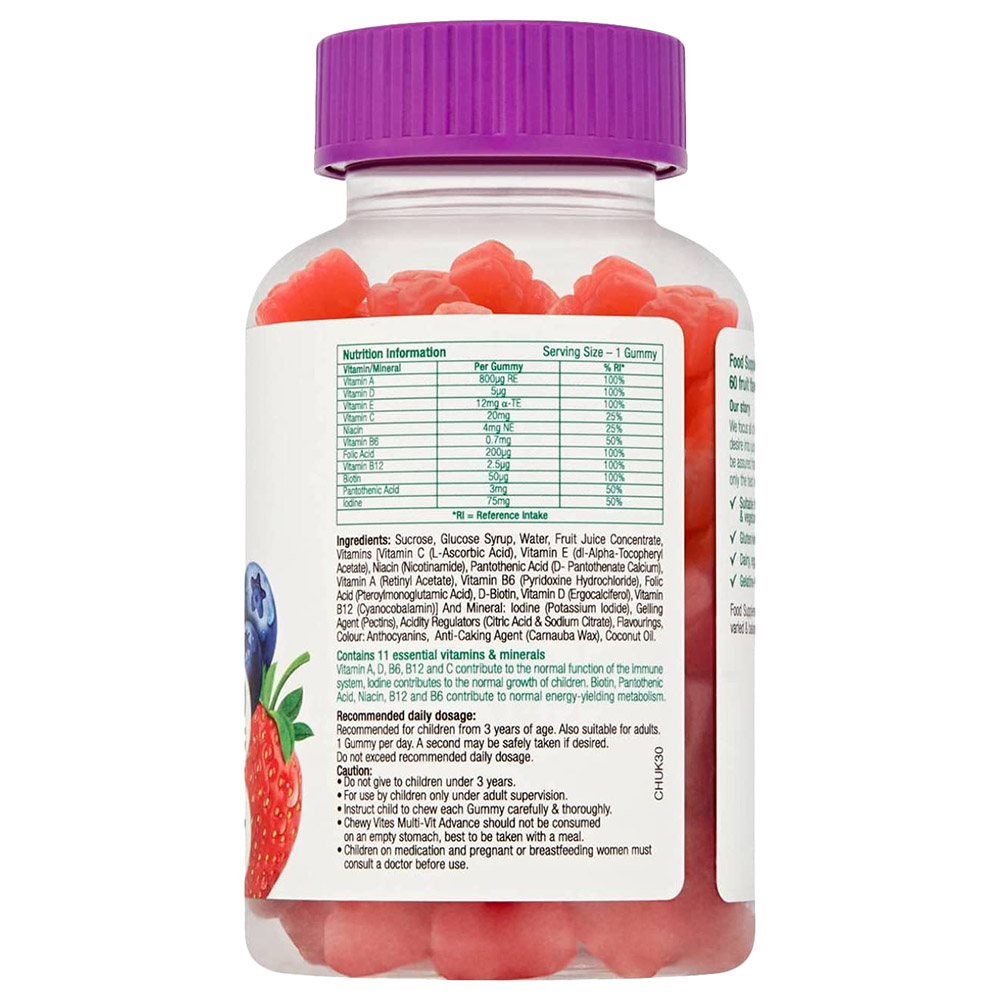 Chewy Vites - Kids Multivitamin Advance - 60 Gummies