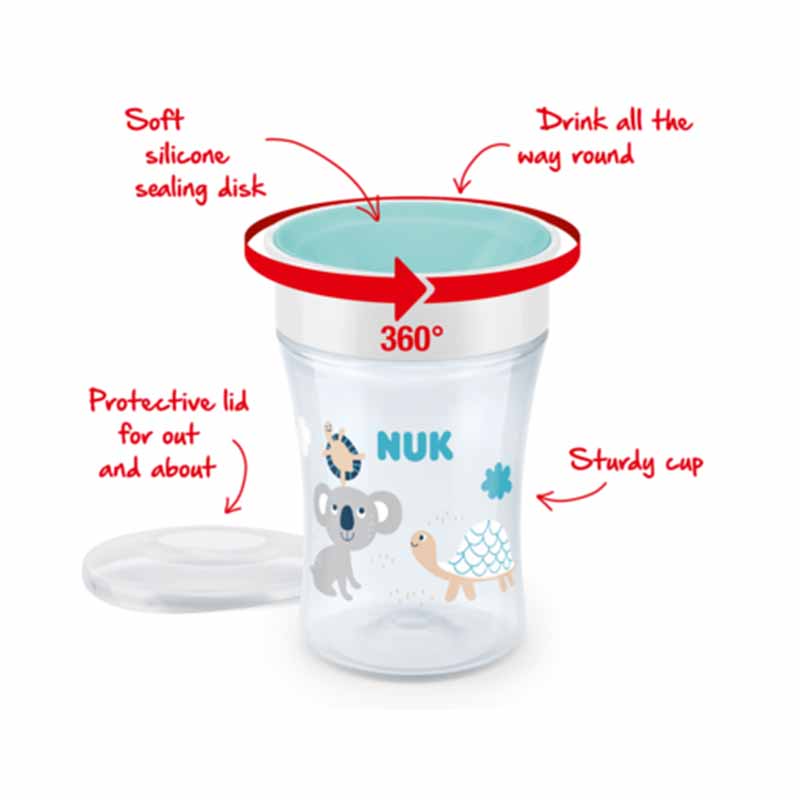 NUK - Magic Cup 230ml 8m+ 1pc - Green