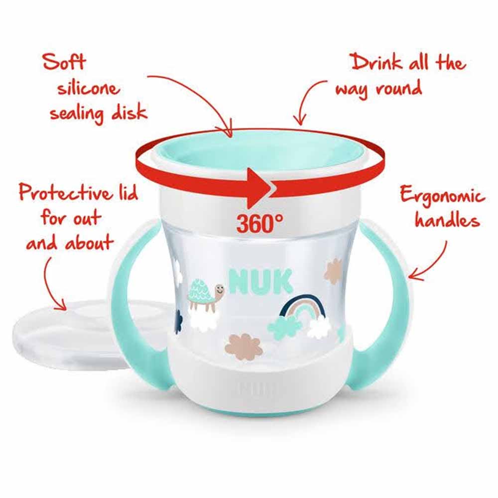 NUK - Mini Magic Cup - 6m + 1pc - Green - 160ml