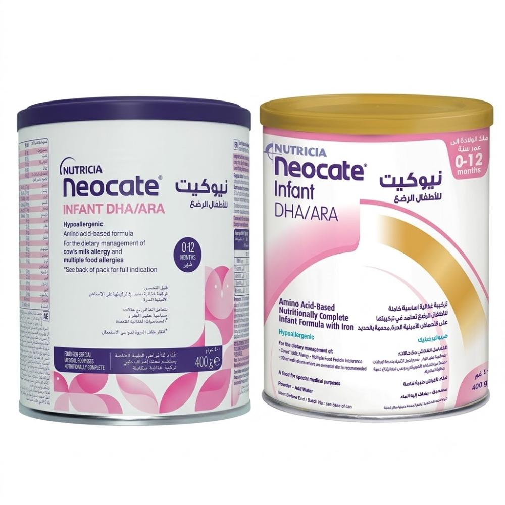Neocate - Infant DHA/ARA Formula - 400g - 1Pc - Packaging may vary