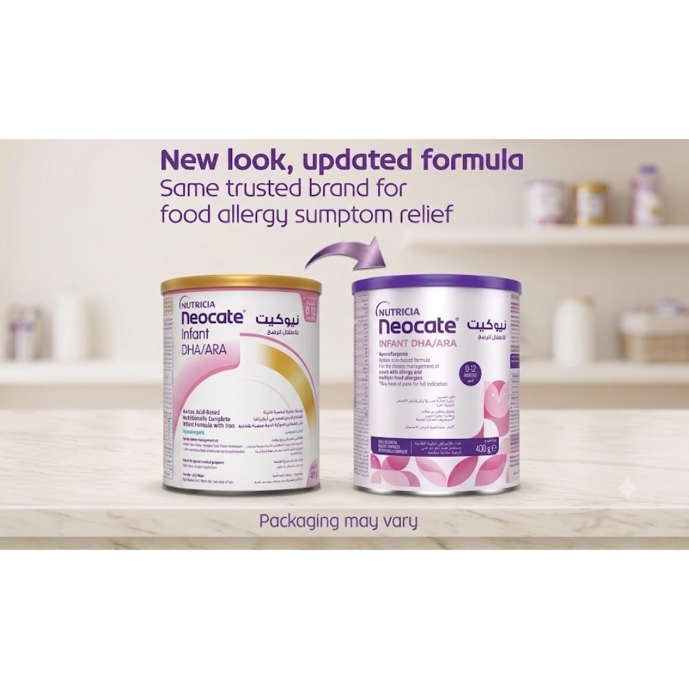 Neocate - Infant DHA/ARA Formula - 400g - 1Pc - Packaging may vary