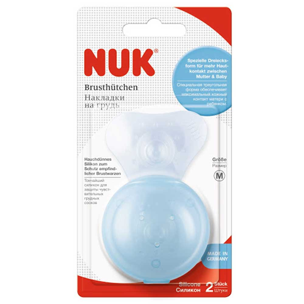 Nuk - Nipple Shields Medium Size - Clear