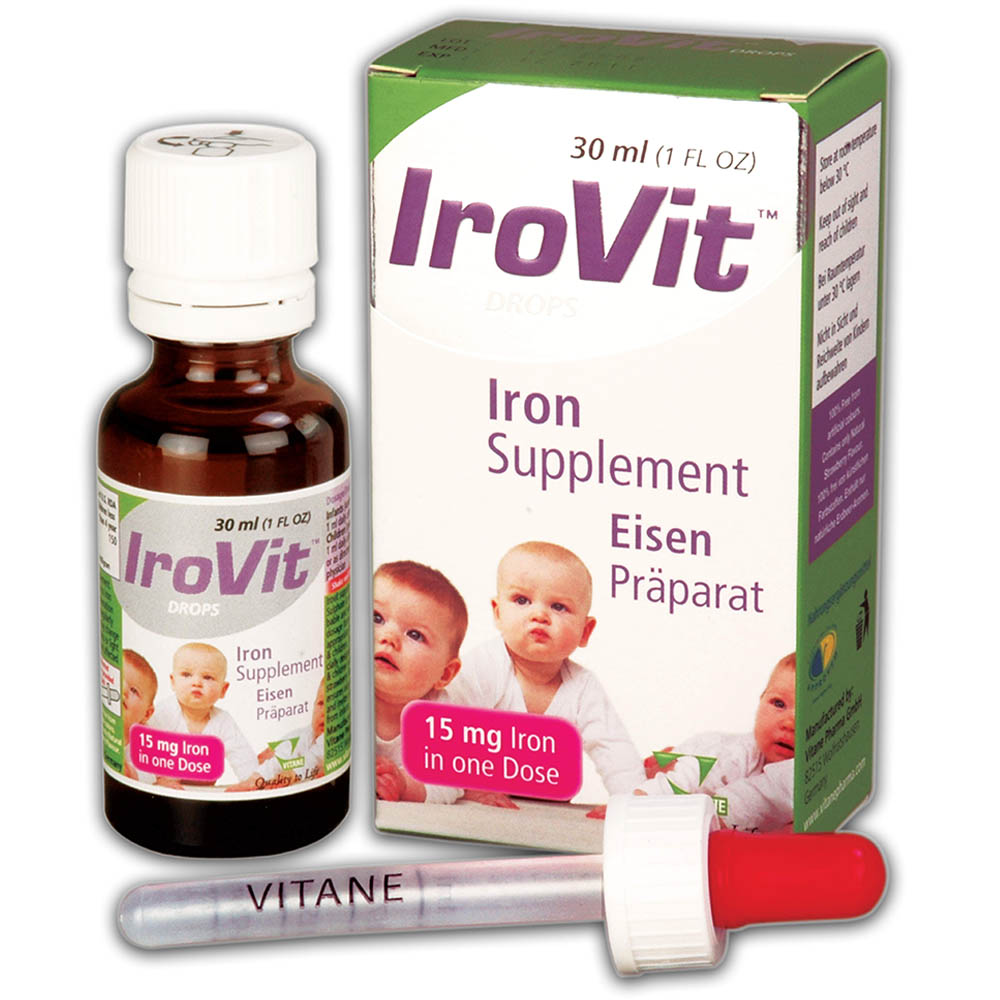 Vitane - Irovit Drops Iron Supplements 30ml