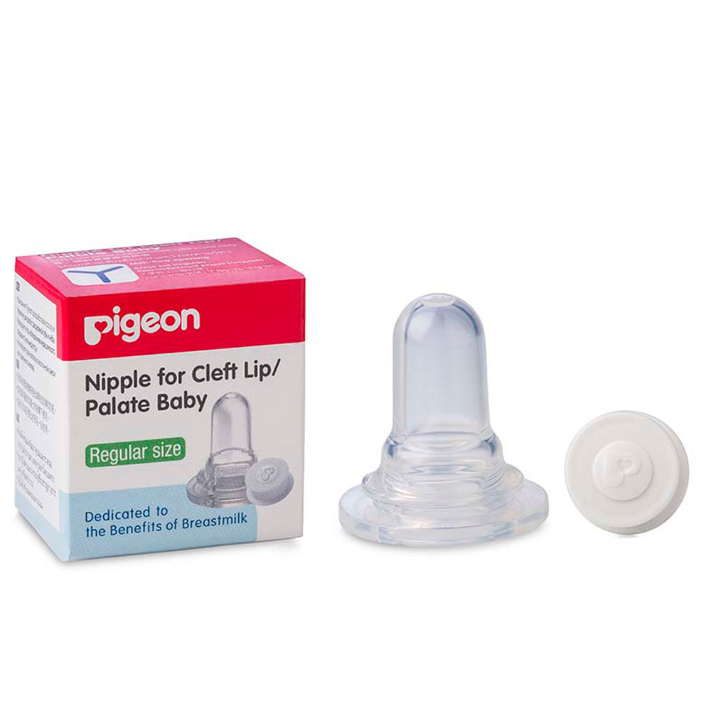 Pigeon - Silicone Nipple "R" Size Cleft Palate