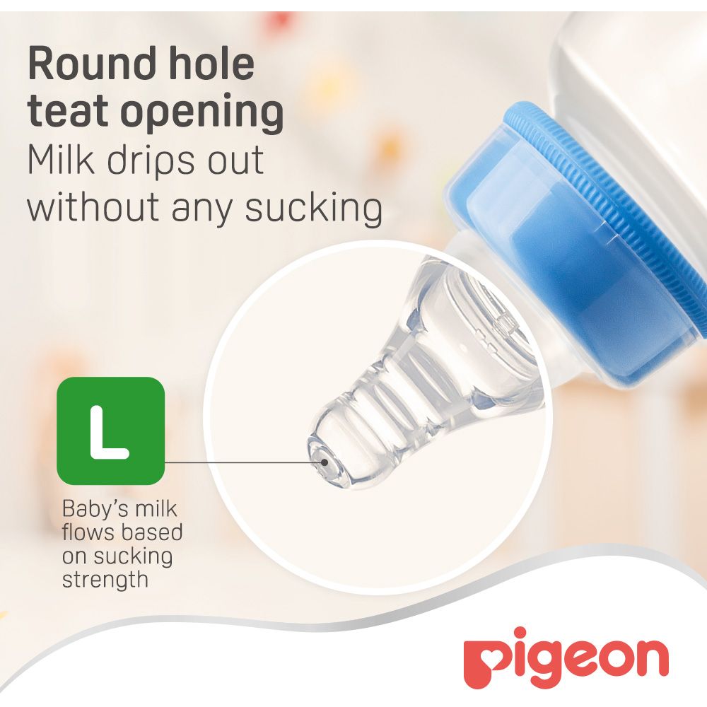 Pigeon - Peristaltic Nipple (L) 1pc Box