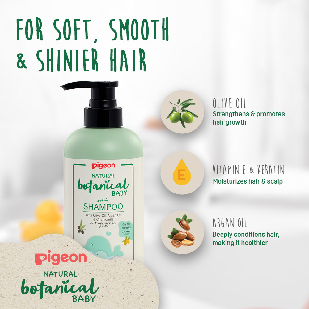 Pigeon - Natural Botanical Baby Shampoo 500ml