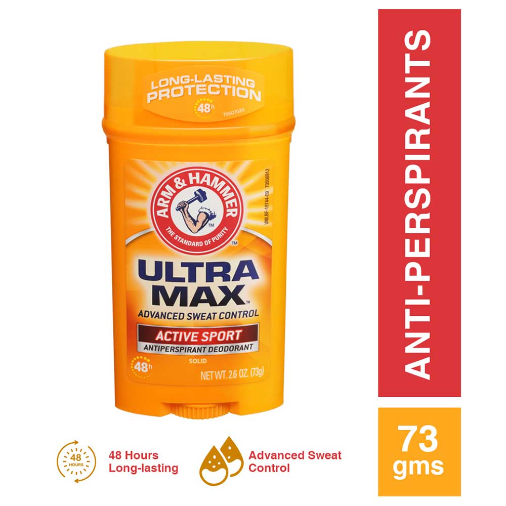 Arm & Hammer Ultra Max Active Sport Deodorant 73g